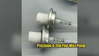 化粧品および医療用注入用の高精度ファインミストポンプ
