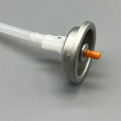 購入 360 Degree Aerosol Valve with Adjustable Flow Leak-Proof Mechanism and Tinplate Cup for Industrial Applications オンライン製造