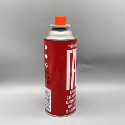 購入 Prime Quality Portable Straight Butane Gas Cartridge with Valve and Red Cap オンライン製造
