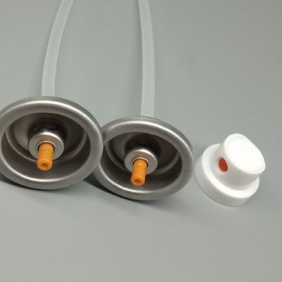 購入 1インチ殺虫剤スプレーエアゾールバルブ、アクチュエーター付き、家庭用害虫駆除スプレー用 オンライン製造