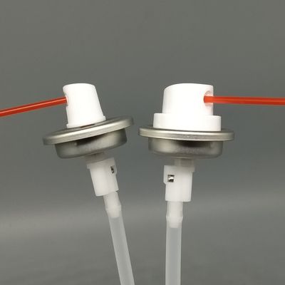 購入 Precision-Engineered 360-Degree Aerosol Valve with Safety Lock Actuator for Technical Sprays and Specialty Chemicals with Controlled Dispensing オンライン製造