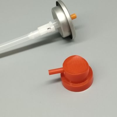 購入 Robust 360-Degree Aerosol Valve with Heavy-Duty Actuator for Industrial-Grade Lubricants and Chemicals with Leak-Free Performance オンライン製造