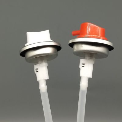 購入 多目的洗浄および潤滑スプレーのためのアクチュエータ付きエルゴノミック360度エアロゾールバルブ オンライン製造