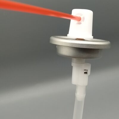 購入 Chemical-Resistant 360 Degree Aerosol Valve With Actuator for Agricultural Sprays and Protective Coatings with Extended Reach Actuator オンライン製造