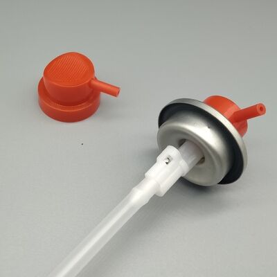 購入 Premium High-Output 360 Degree Aerosol Valve With Actuator for Automotive Lubricants and Industrial Coatings with Precision Spray Control オンライン製造