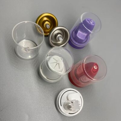 購入 ヘアモッシュのための逆アルミニウムエアロゾールバルブ サロングレードの配方と互換性 オンライン製造