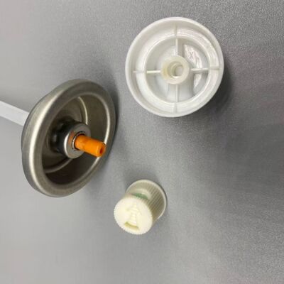 購入 高粘度粘着性ヘアグリーバルブ 詰まり防止ノズルと化学物剤耐性エアロゾールスプレーバルブ オンライン製造