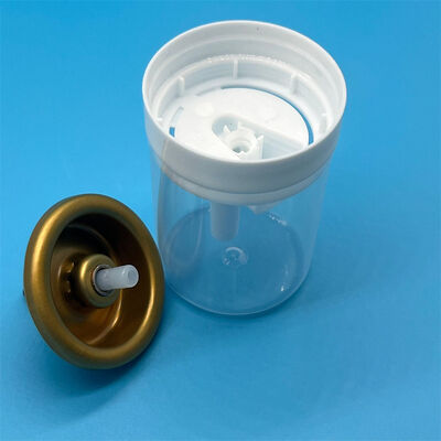 旅行や外出先でのスタイリングに最適な、漏れ防止エアゾールヘアムースディスペンサー、安全ロックキャップ付き