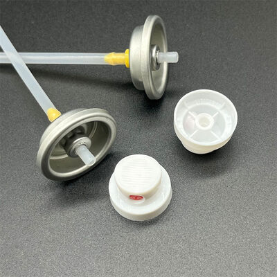 Ultra-Fine Mist Nozzle Aerosol Valve with Residue-Free Performance and 360° Operation for Dry Shampoo Spray