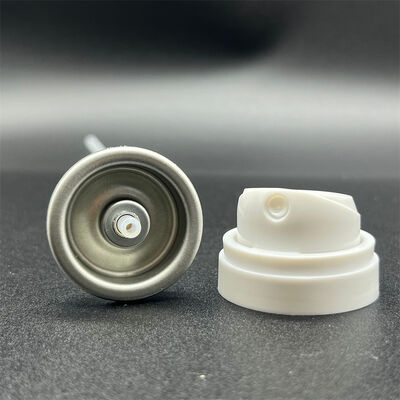 均一なヘアリフレッシュ効果をもたらすスプレーパターンを備えたドライシャンプーエアゾールバルブ