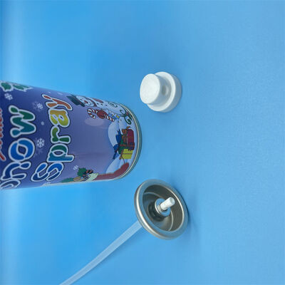 季節の装飾製品用、高容量スノースプレーバルブ、目詰まり防止シール付き