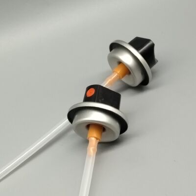 均一なコーティングのために設計されたスプレーペイント製品用エアゾールオスバルブ