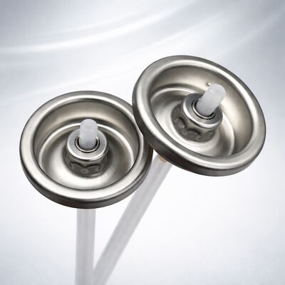 精密ドライシャンプーエアロソルバルブ 残留物削減設計,制御された粉末出力,360°多角操作