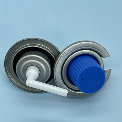 軽いガス補給缶とポータブルガスカートリッジ用ブタンガスエアロゾルバルブ