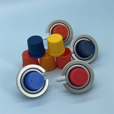 ポータブルキャンプ用の精密流量制御付きエアゾールブタンガスストーブバルブ