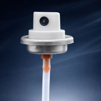 調整されたパッケージングのためのプレミアムプリカラーマンのエアロゾールペイントバルブセット