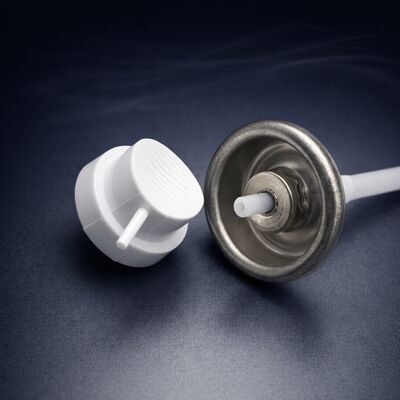 360° 逆向きのエアロゾールスプレーバルブ,金属製のスチールプレート構造と1インチのバルブサイズのための多位置配給